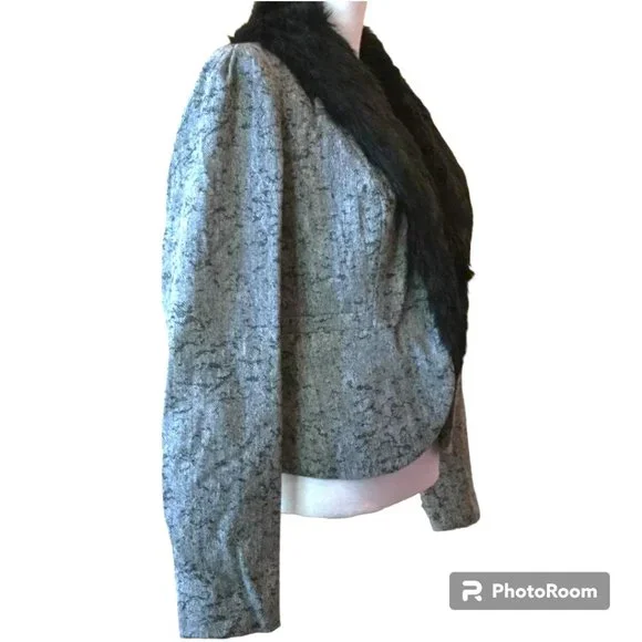 Kimchi Blue Women's Faux Fur Trim Blazer - Picture 3 of 6